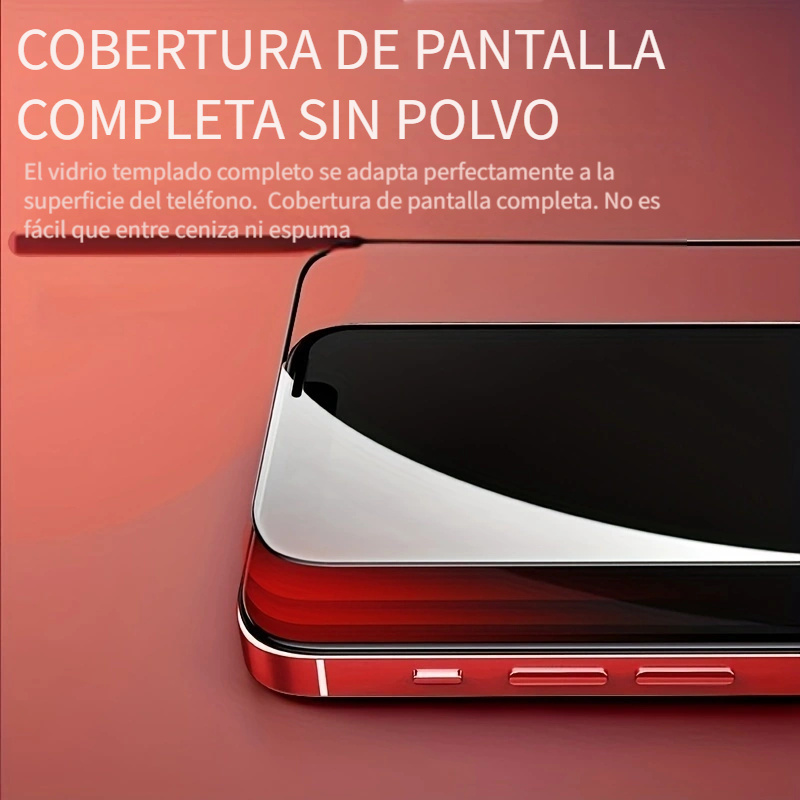 2 Protectores Pantalla Cubierta Completa Iphone 11 12 13 14 - Temu Mexico
