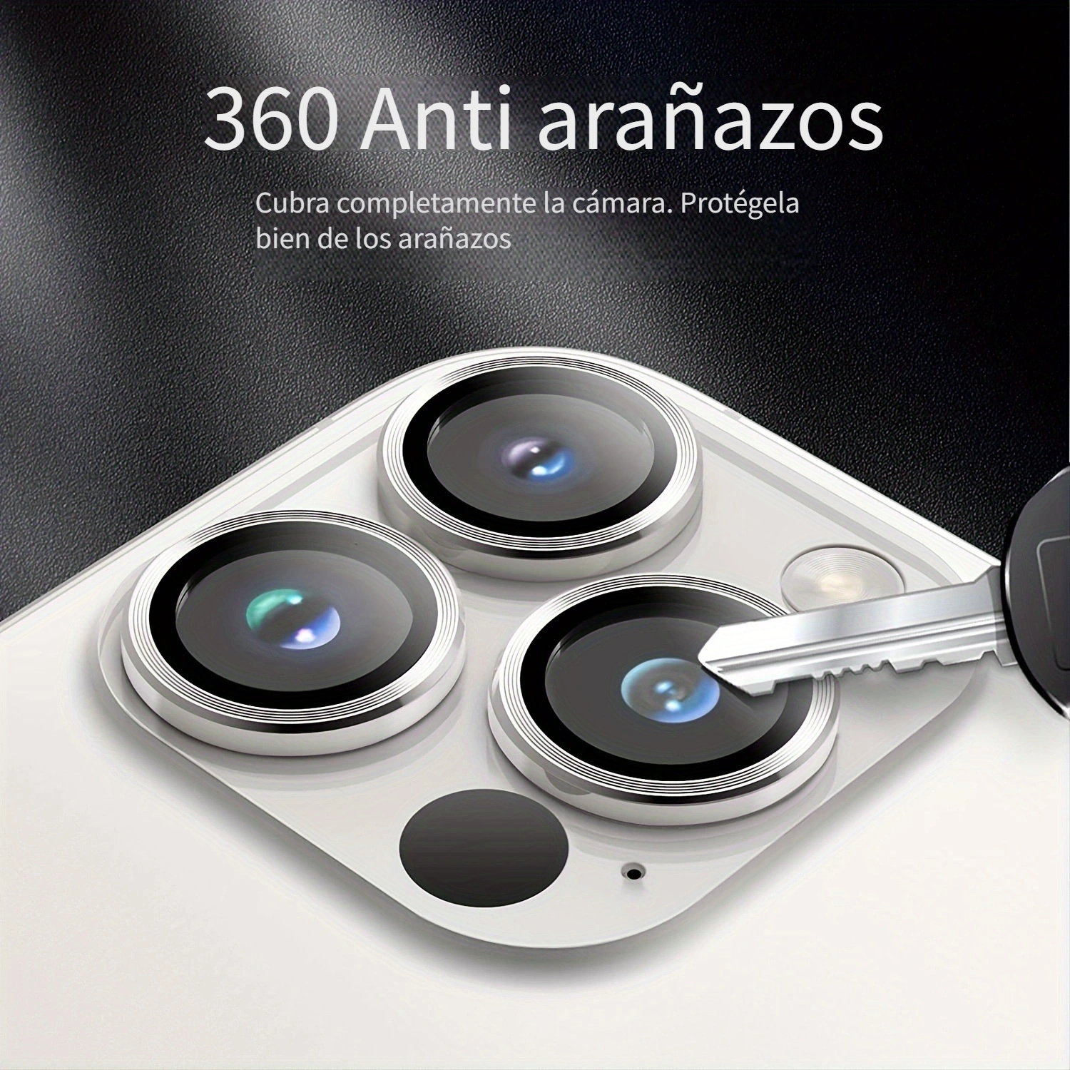 2pzas Protector Lente Cámara Iphone 14 15 Plus Cubierta - Temu Spain
