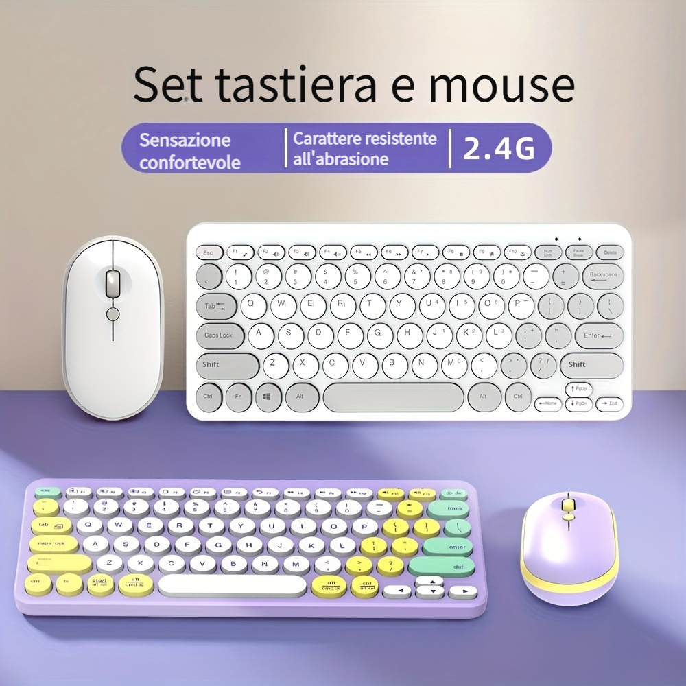 Set Tastiera E Mouse Mofii Set Tastiera E Mouse Wireless - Temu Italy