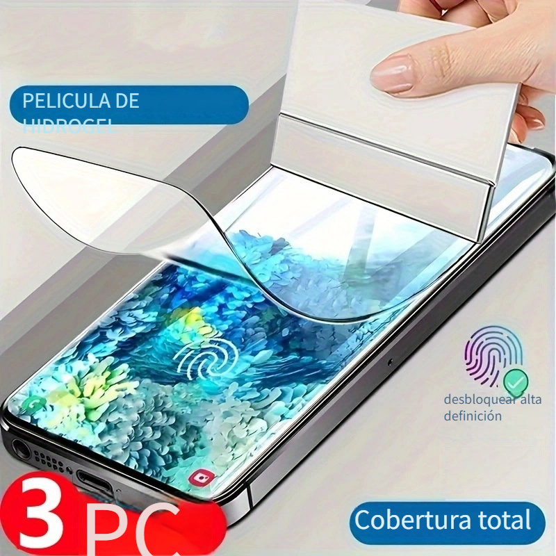 3 Protectores Pantalla Suaves Mate Anti huellas ¡mantén - Temu