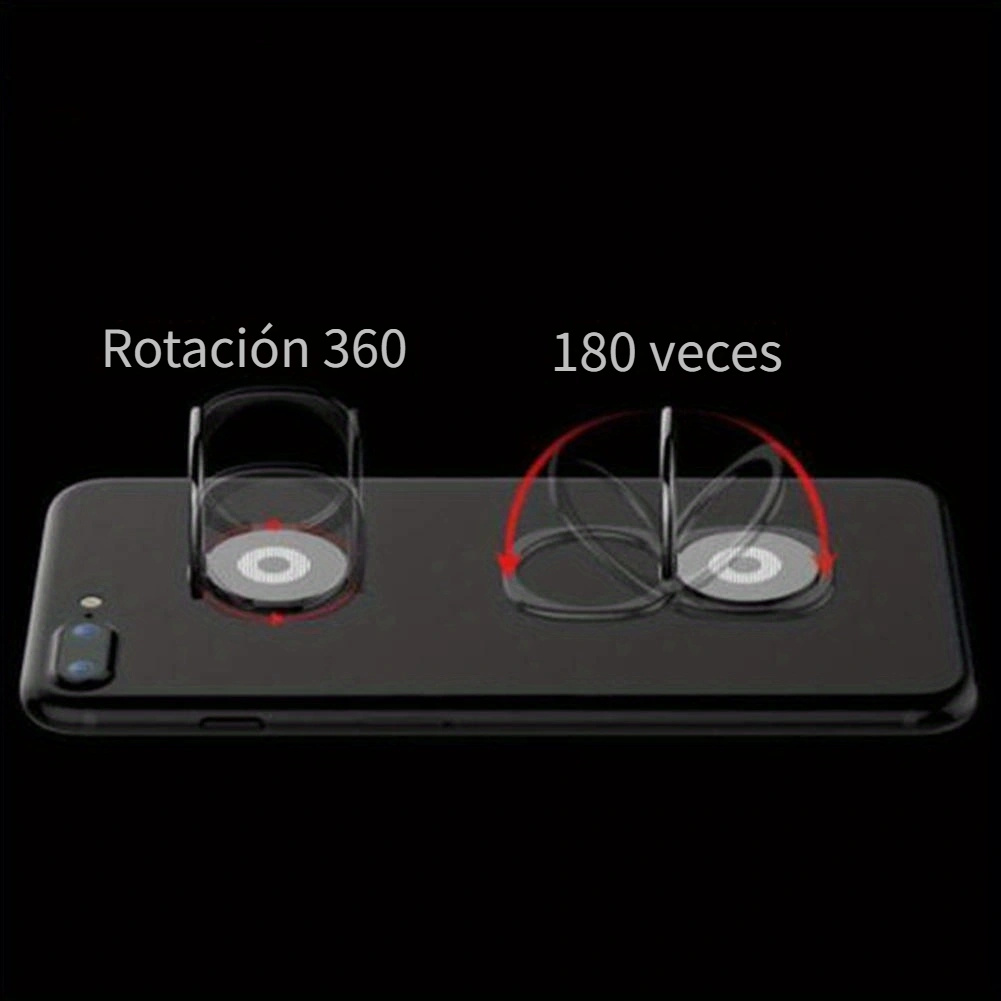 Soporte de anillo para teléfono móvil con función de rotación 360