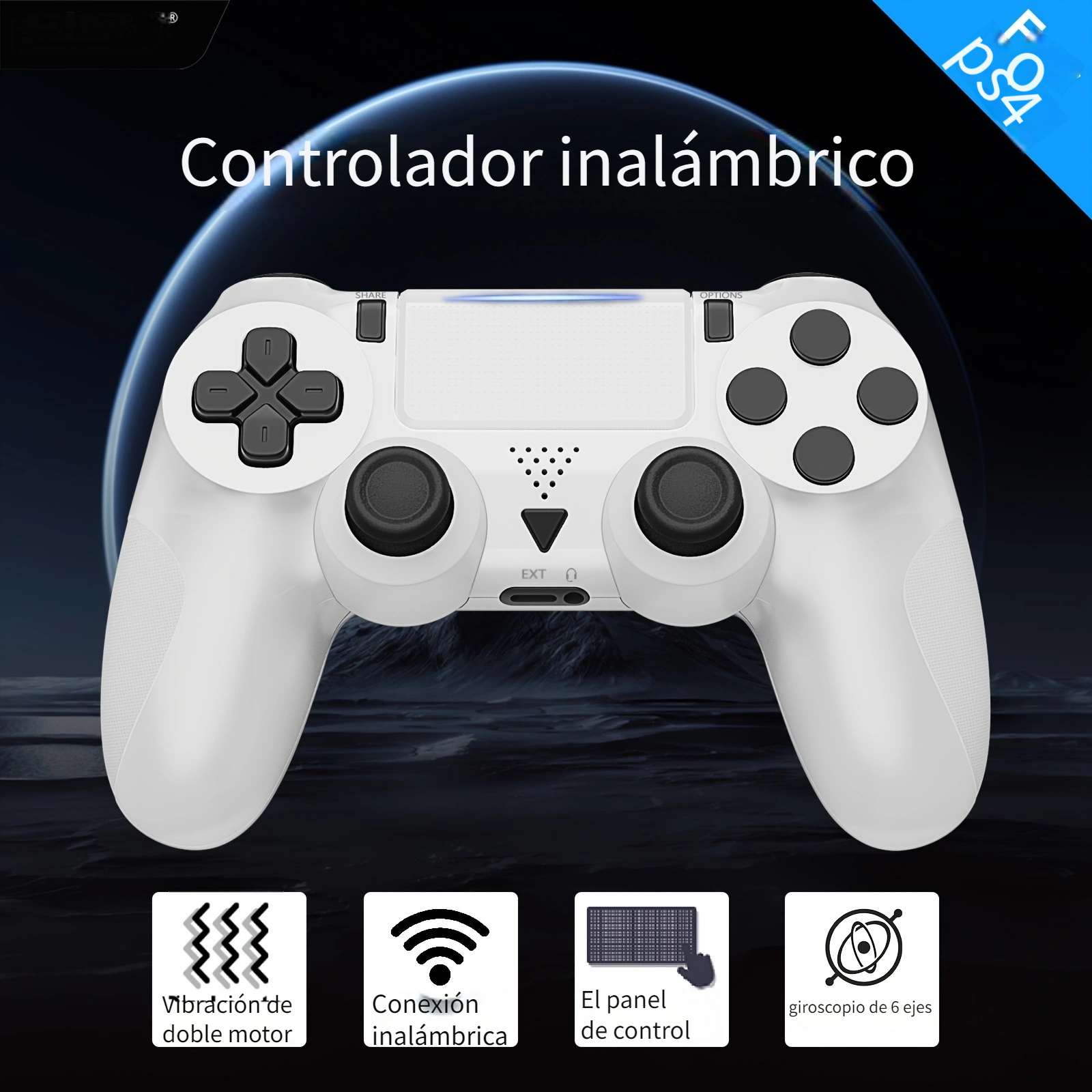 Controlador Inalámbrico Ps4/pro/slim (no Ps5) Joystick - Temu Spain