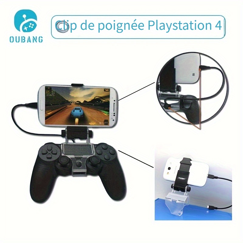 OUBANG Support De Téléphone Pour Manette PS4 Clip - Temu Belgium