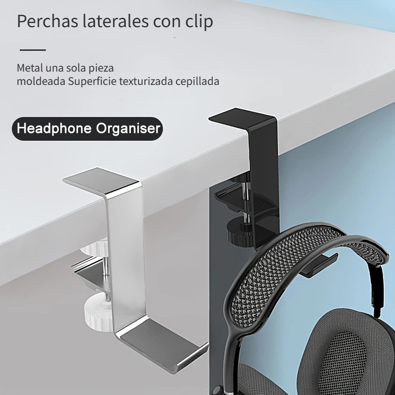 Clip Mesa Soporte Para Auriculares Gancho Soporte - Temu Chile