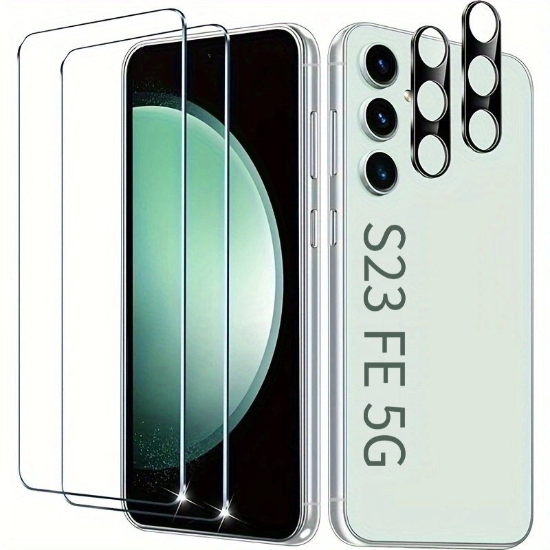 Protector de pantalla de privacidad para Galaxy S23 Ultra (paquete de 2) y  protector de lente de cámara de vidrio templado [1 unidad], compatible con