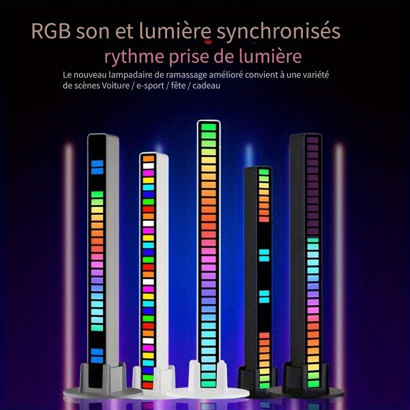 1pc Lumière De Rythme De Contrôle De Musique RVB Lumière - Temu France