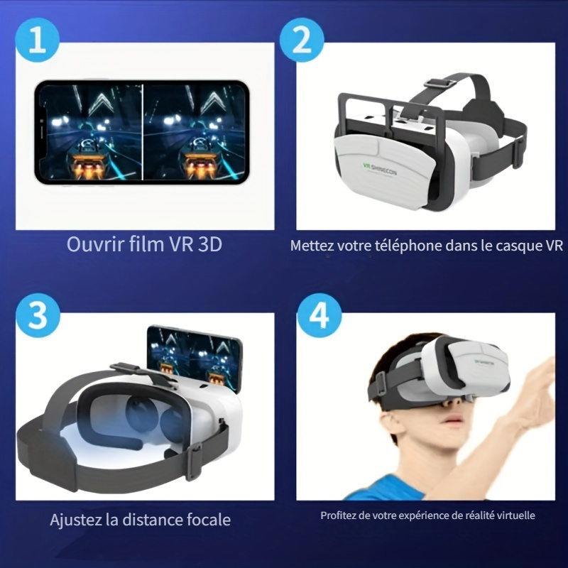 EVA Nintend Switch Réalité Virtuelle 3D Lunettes Casque VR Box Films Jeu  Pour NS Avec Port De Charge Pour Console De Commutateur Nintend