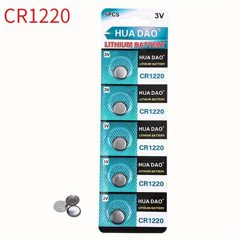 LiCB Paquete de 10 baterías de litio CR1220 3V CR 1220