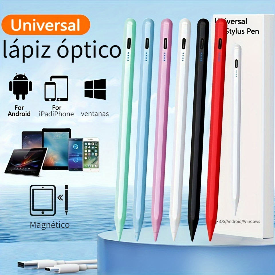 Lápiz óptico activo para tableta Samsung Galaxy A8 A7, punta de punta de  punta de plástico con lápiz de dibujo preciso y preciso compatible con
