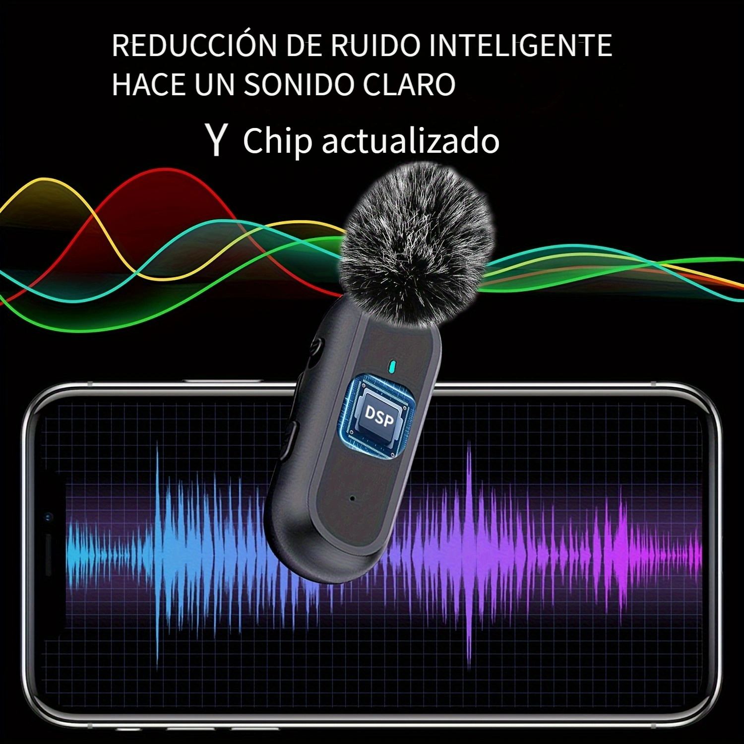 Micrófono Lavalier Inalámbrico Giratorio Clip Iphone Ipad - Temu