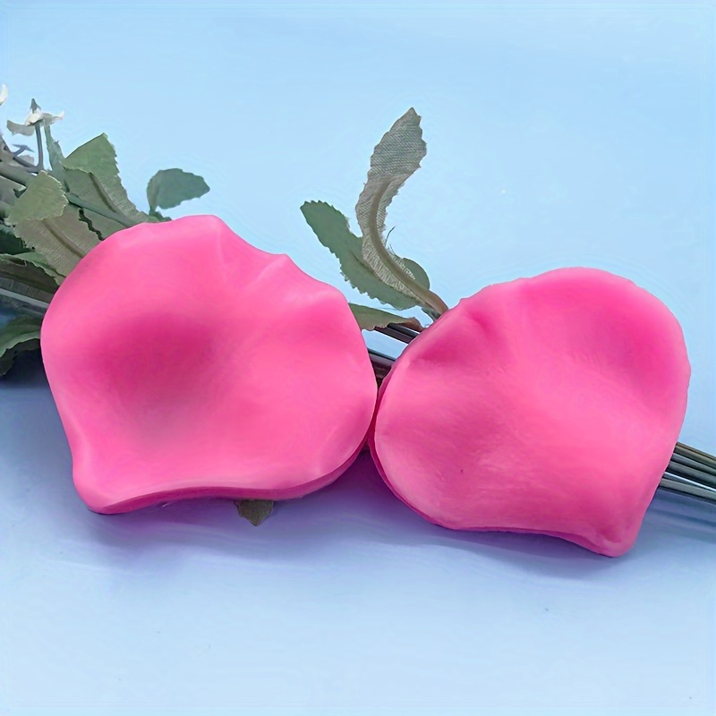 

1pc, Rose Petal Silicone Mold, Baking Fondant Cake Sugar Flower Decoration Tool, For Bakery Pastry Shop Commercial Use