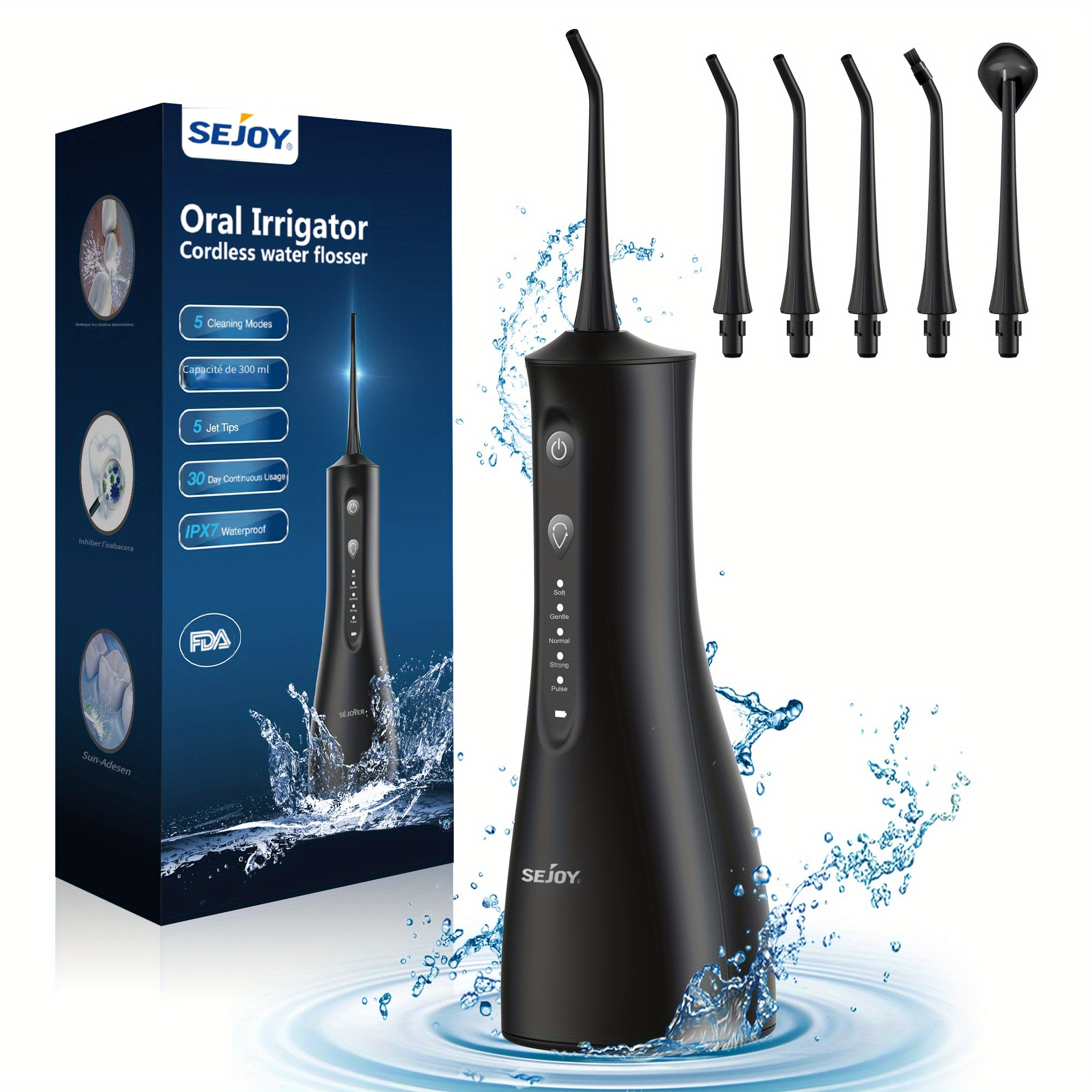Hydropulseur Jet dentaire Professional ultrasonique Irrigator Oral