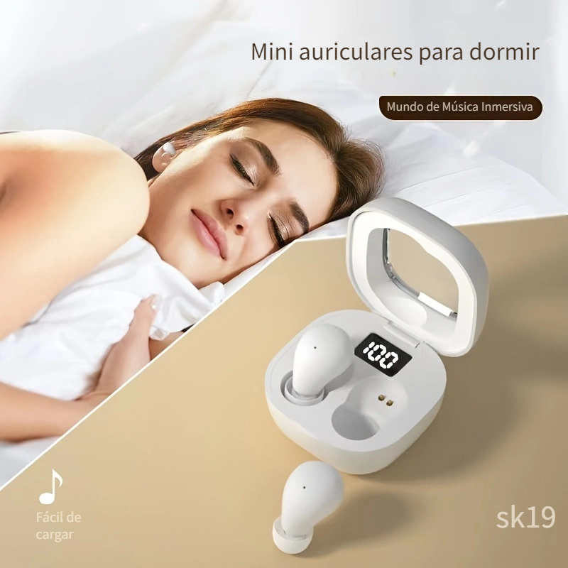 Auriculares Inalámbricos Para Dormir Mini TWS De Doble Oreja - Temu