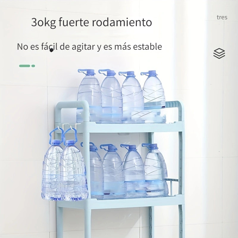 1 Estante Almacenamiento Inodoro Organizador Baño Plástico - Temu Mexico