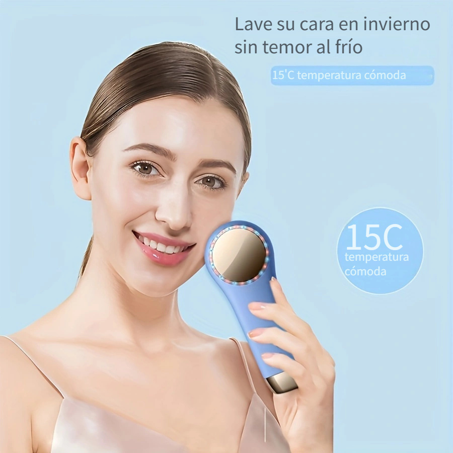 Masajeador sónico best sale facial calor frío