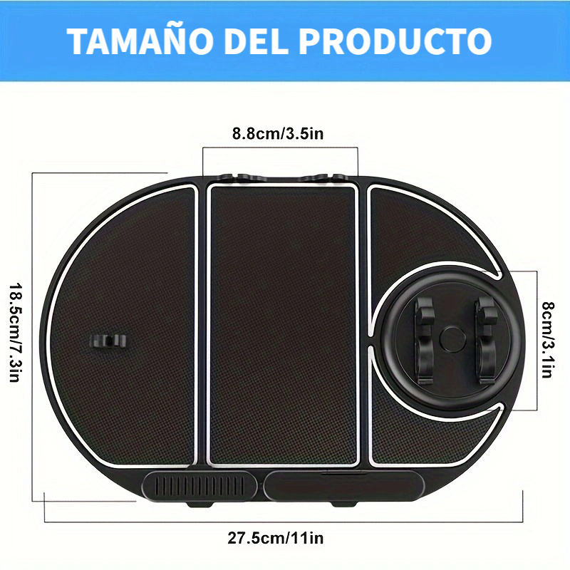 Multifunción Coche Antideslizante Mat Soporte Para Teléfono - Temu