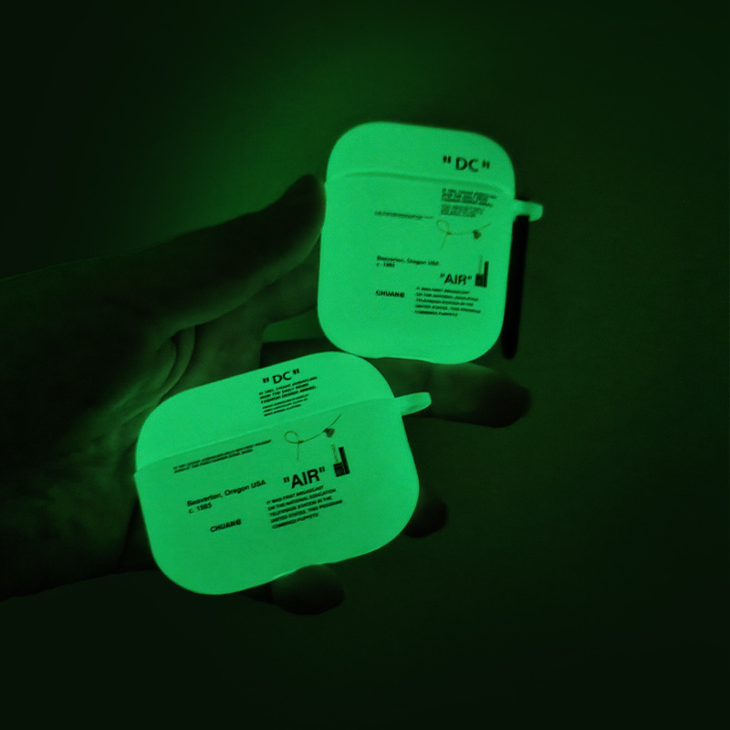 ShieldCase ShieldCase Funda Airpods Pro que brilla en la oscuridad (verde)