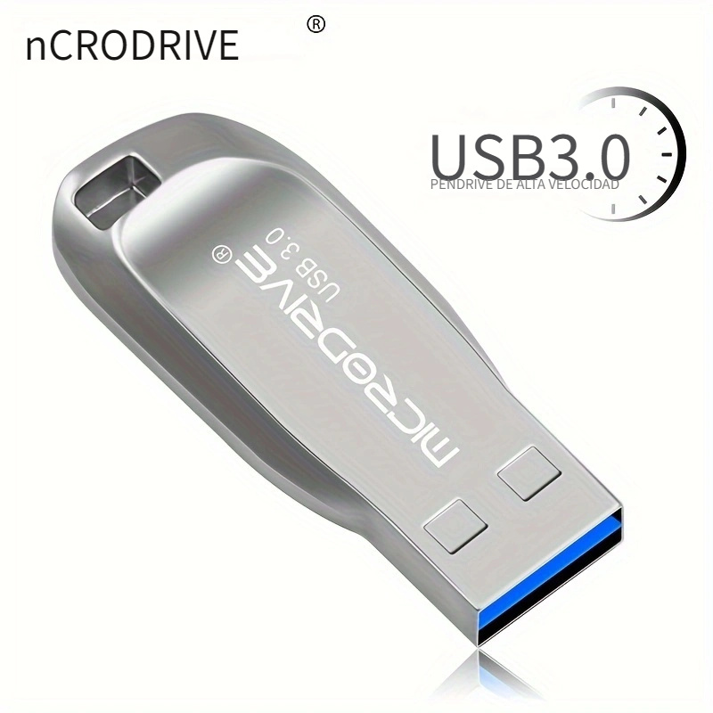 Memoria USB 128 GB Memory Stick USB 2.0 Flash Drive 128GB 360° Giratoria  Metal Pen Drive 128GB Almacenamiento de Datos para PC, Laptop, Estéreo de