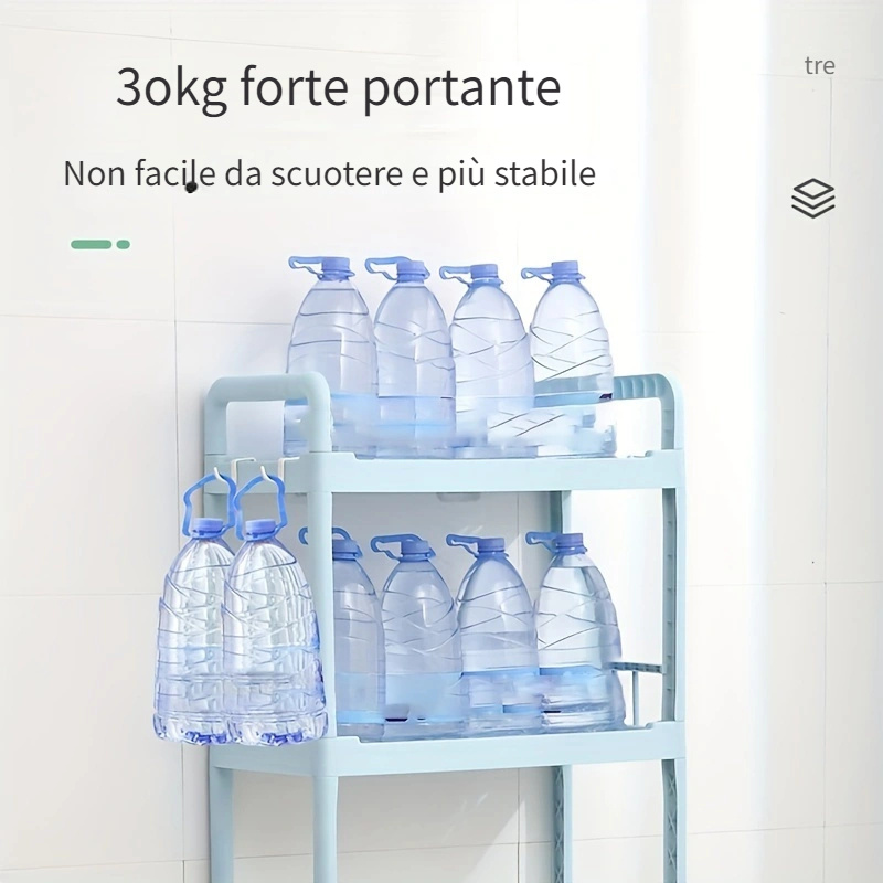 1 Portaoggetti Sopra Wc Organizer Bagno In Plastica Mensole - Temu Italy