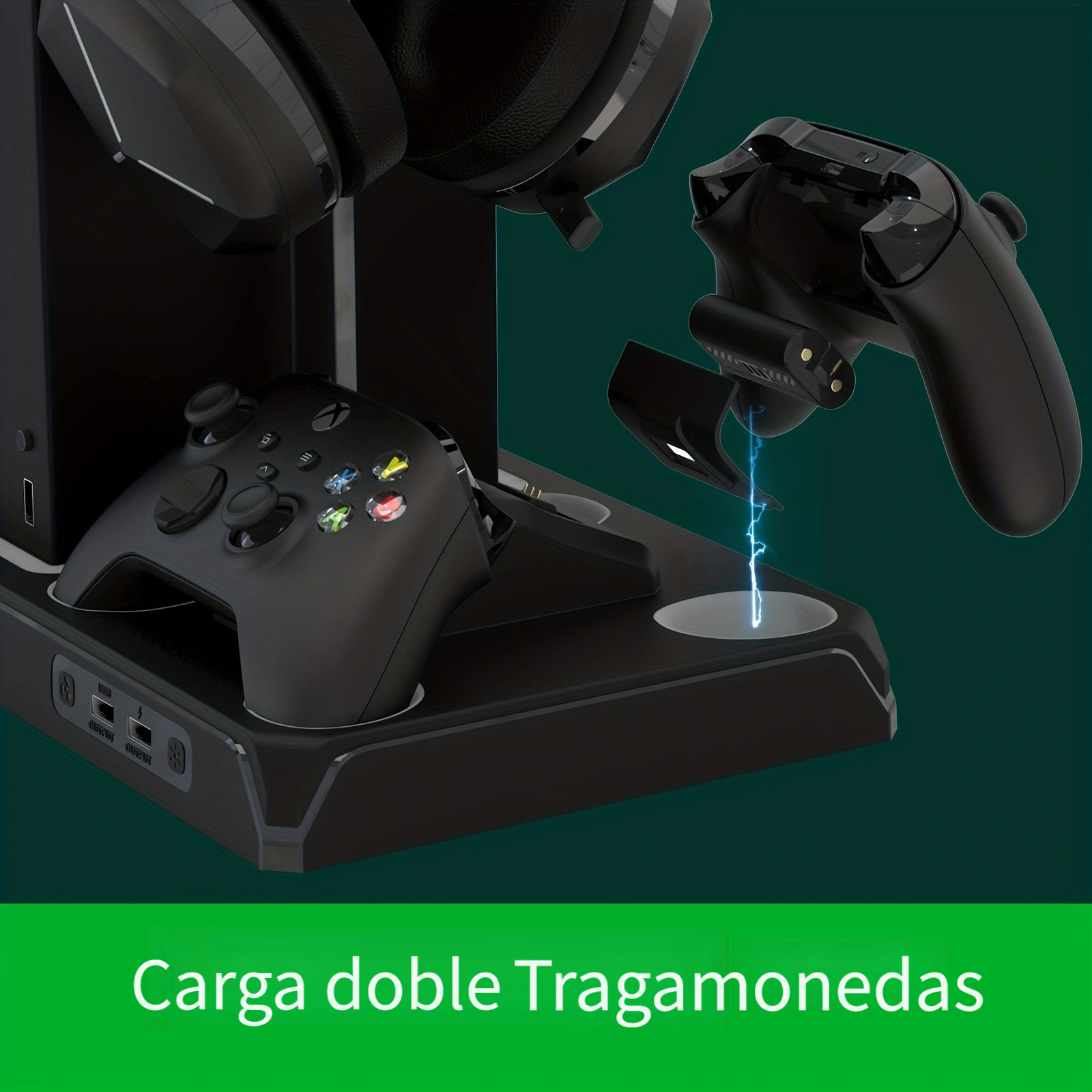 Base de Carga para Mandos Xbox Series X/S Xbox One/S/X + Baterías