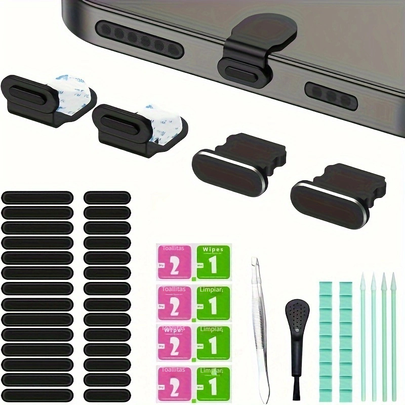 Kit de limpieza 12 en 1 para iPhone, kit de limpiador de Airpods,  herramienta de limpieza de puerto de carga para iPad/teléfono, limpia de  forma