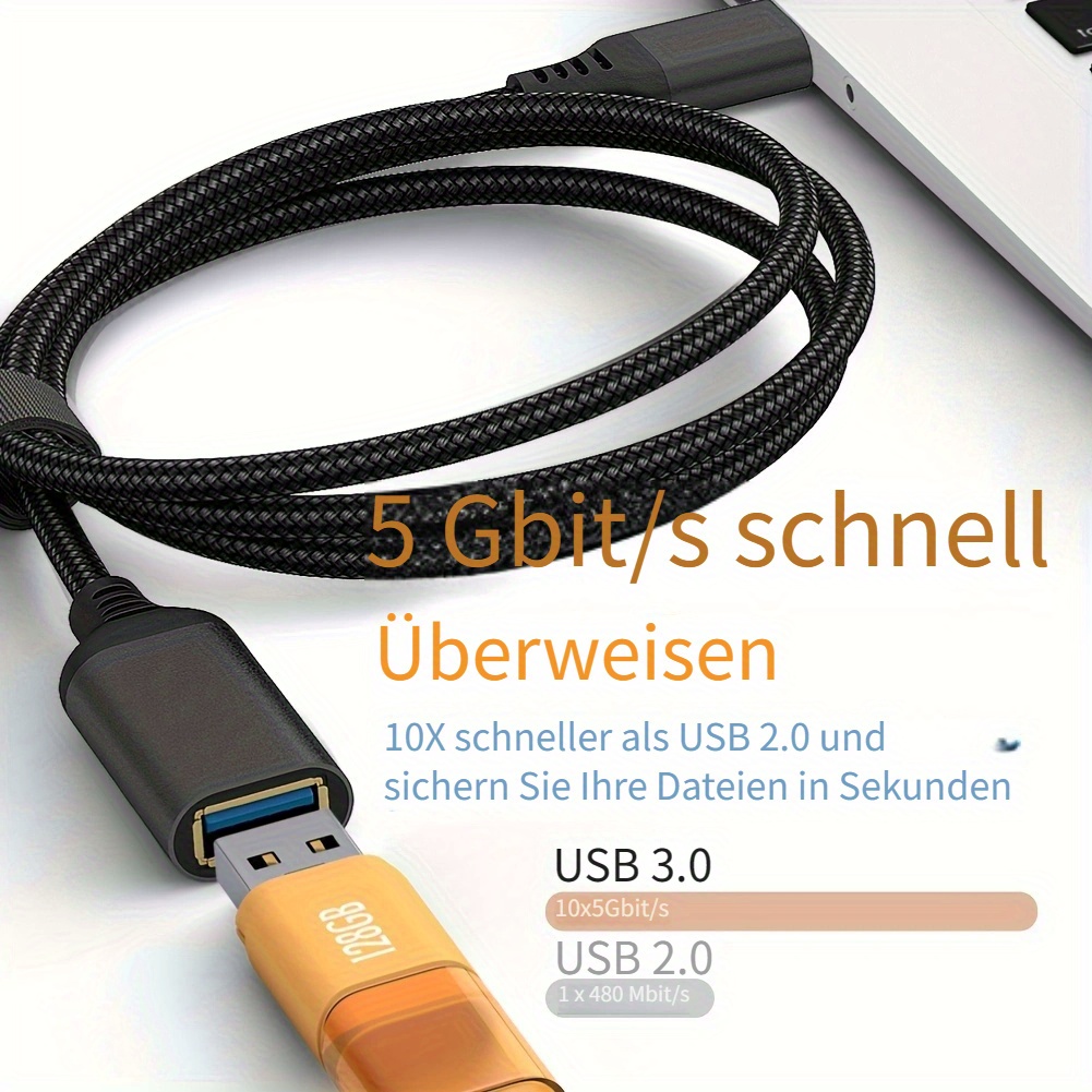 USB3.0 A Männlich Zu Weiblich Verlängerungskabel AM Zu AF - Temu Austria