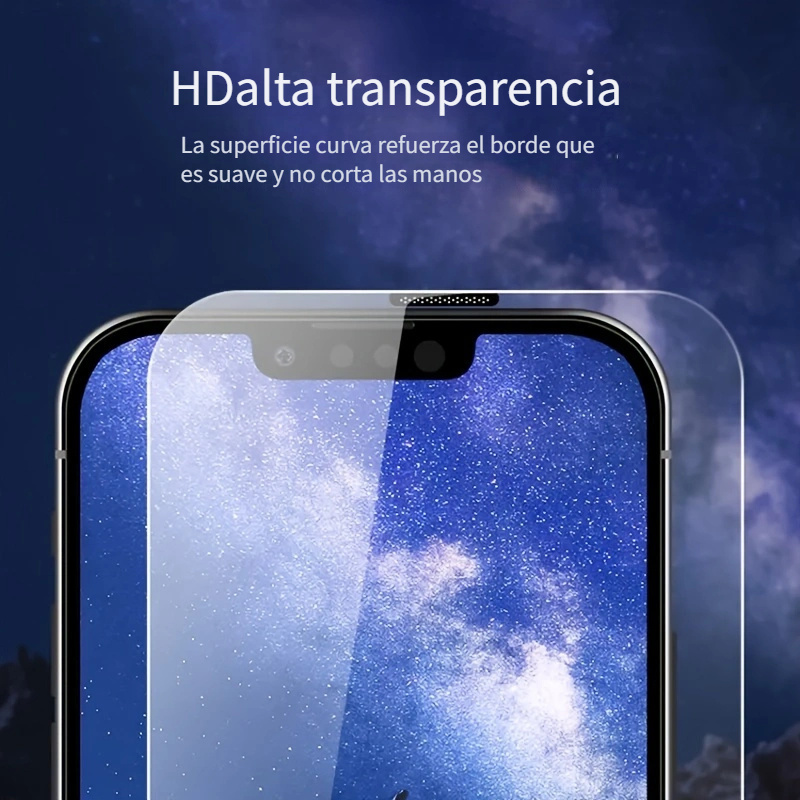 Protector de pantalla para iPhone 14 PRO MAX (paquete de 2) con kit de  instalación fácil de alinear automáticamente, vidrio templado para iPhone  14