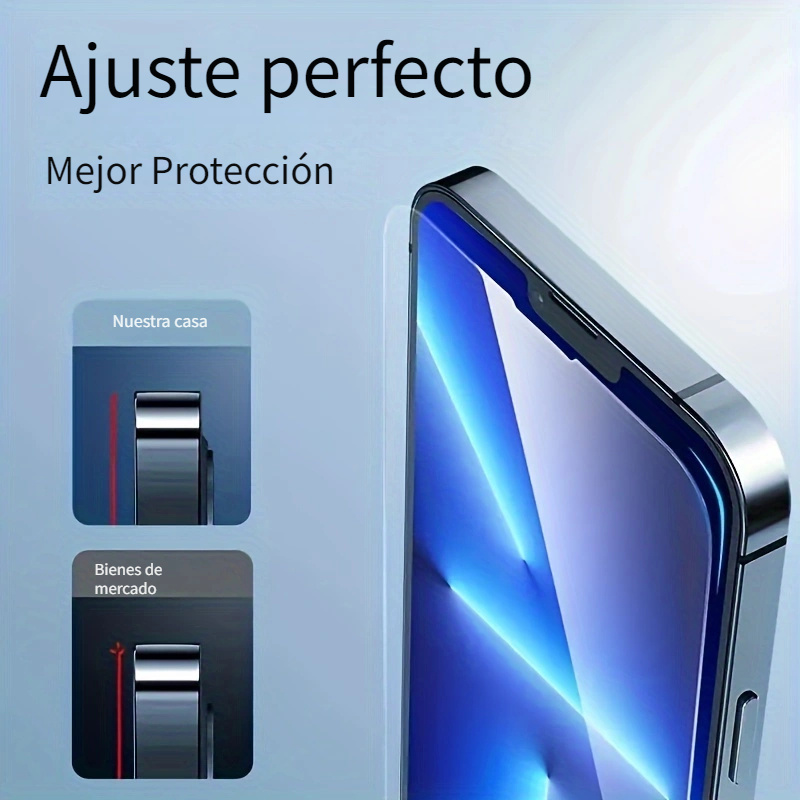 3 Pcs Protector Pantalla Vidrio Templado Protección - Temu Mexico