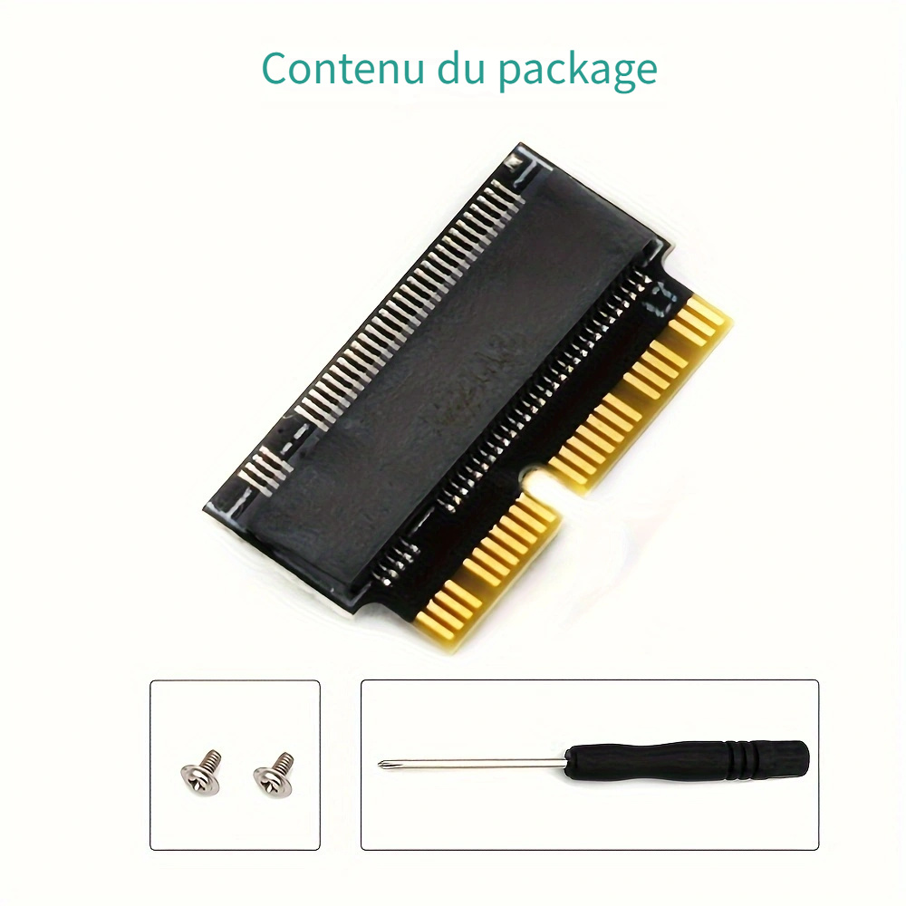 Adaptateur SSD M2 NVME Pour MacBook AIR A1465 A1466 MacBook - Temu Belgium