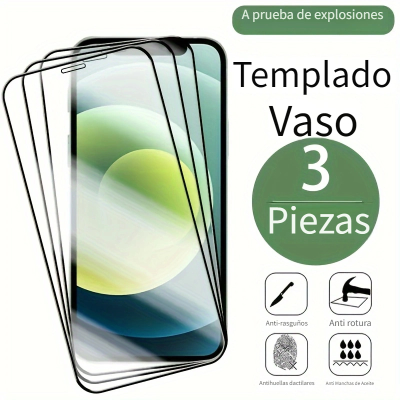 3PCS Protector De Pantalla De Vidrio Templado Para POCO X3 - Temu Chile