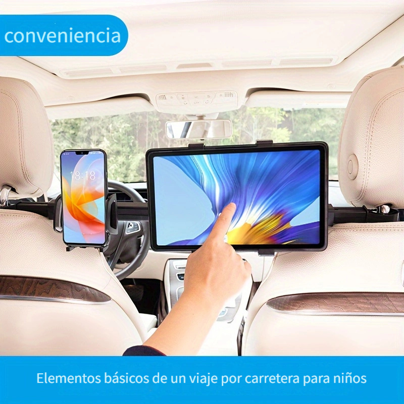 Soporte Tablet Reposacabezas Coche Soporte Ipad Asiento - Temu Mexico