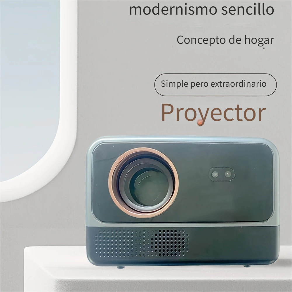 Proyector Cine Portátil Wifi Proyector Video Inteligente - Temu Mexico