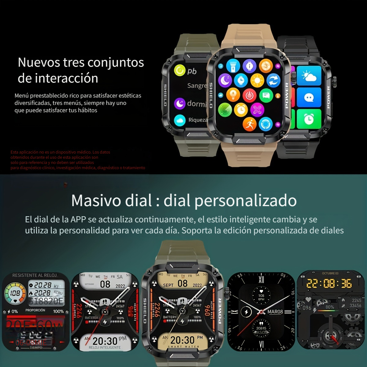 Smartwatch Reloj Inteligente Hombre Mujer Android Ios E Band