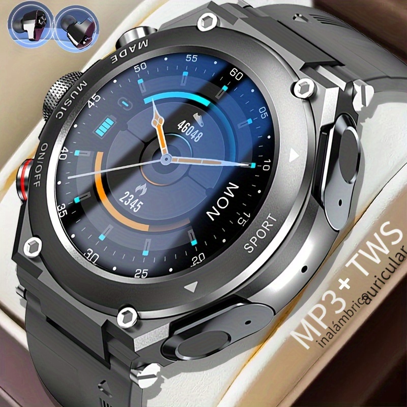 Reloj inteligente militar para hombre reloj inteligente táctico al aire  libre IP67 impermeable resistente Bluetooth llamadas altavoz de 13 pulgadas  – Yaxa Store