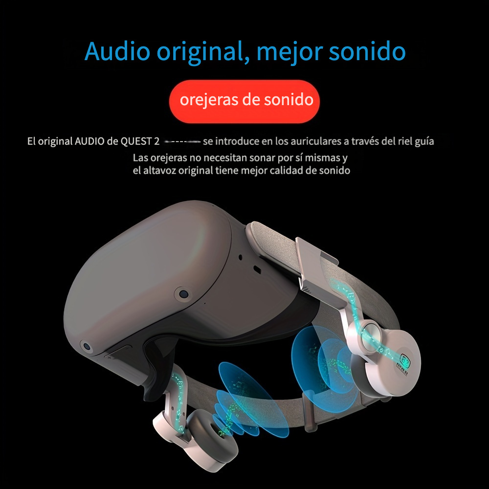 Protectores Oídos Auriculares Realidad Virtual Meta/oculus - Temu Mexico