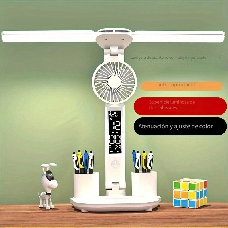 1 Unidad Ventilador Techo Inteligente Luz Led Ventilador - Temu