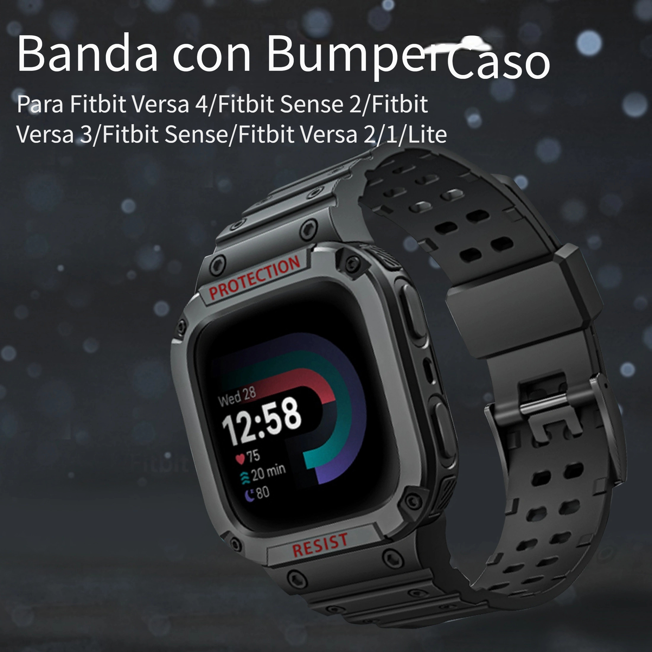 1 Paquete Bandas Deportivas Compatibles Fitbit Versa 3 - Temu Chile