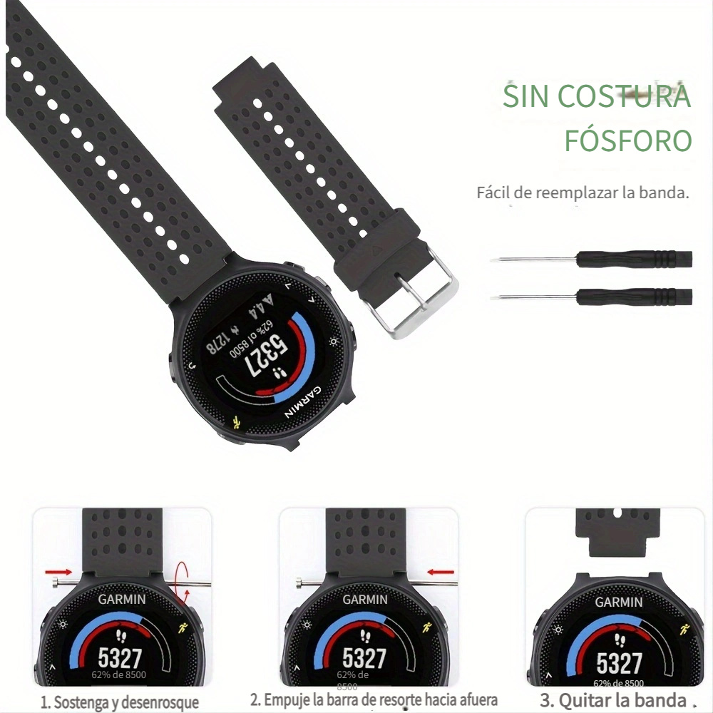 Correa Compatible Garmin Forerunner 235 Correa Reloj - Temu Chile