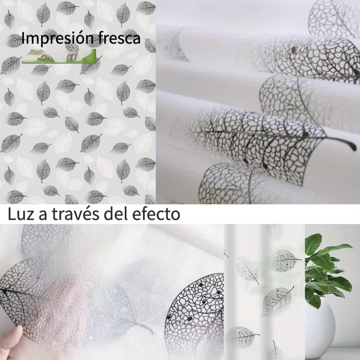 Cortina de baño, resistente al moho y al moho, con 12 ganchos para baño,  decoración de ducha, accesorios -  España