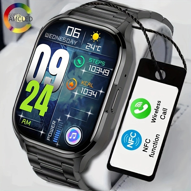  HUAWEI Band 6 - Reloj inteligente de fitness para hombres y  mujeres, pantalla a color AMOLED de 1.47 pulgadas, SpO2, monitor de  frecuencia cardíaca de 24 horas, duración de la batería