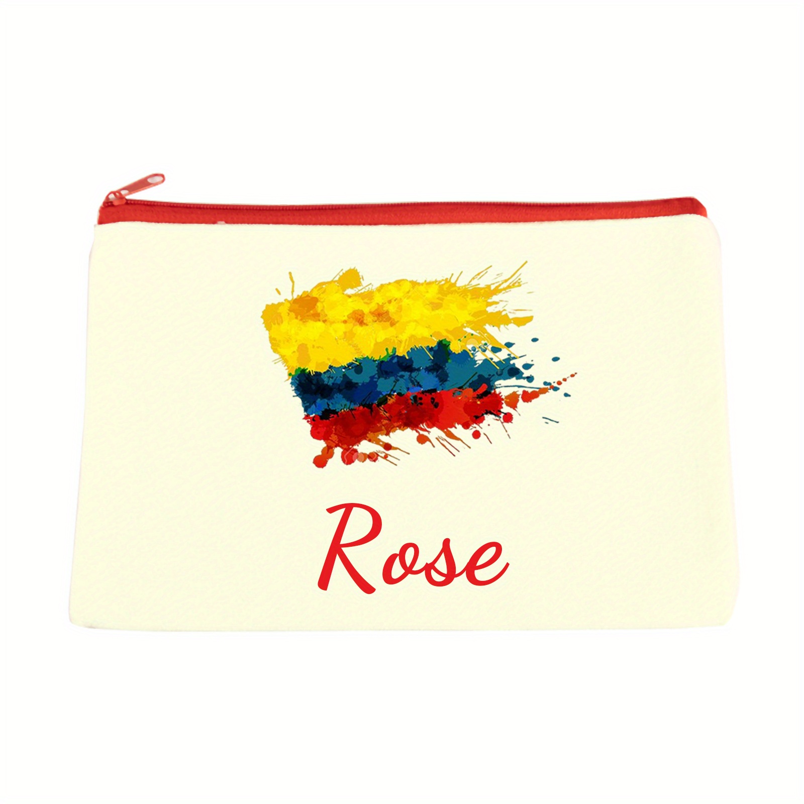 Customized Flag Canvas Toiletry Bag Handbag Temu Portugal