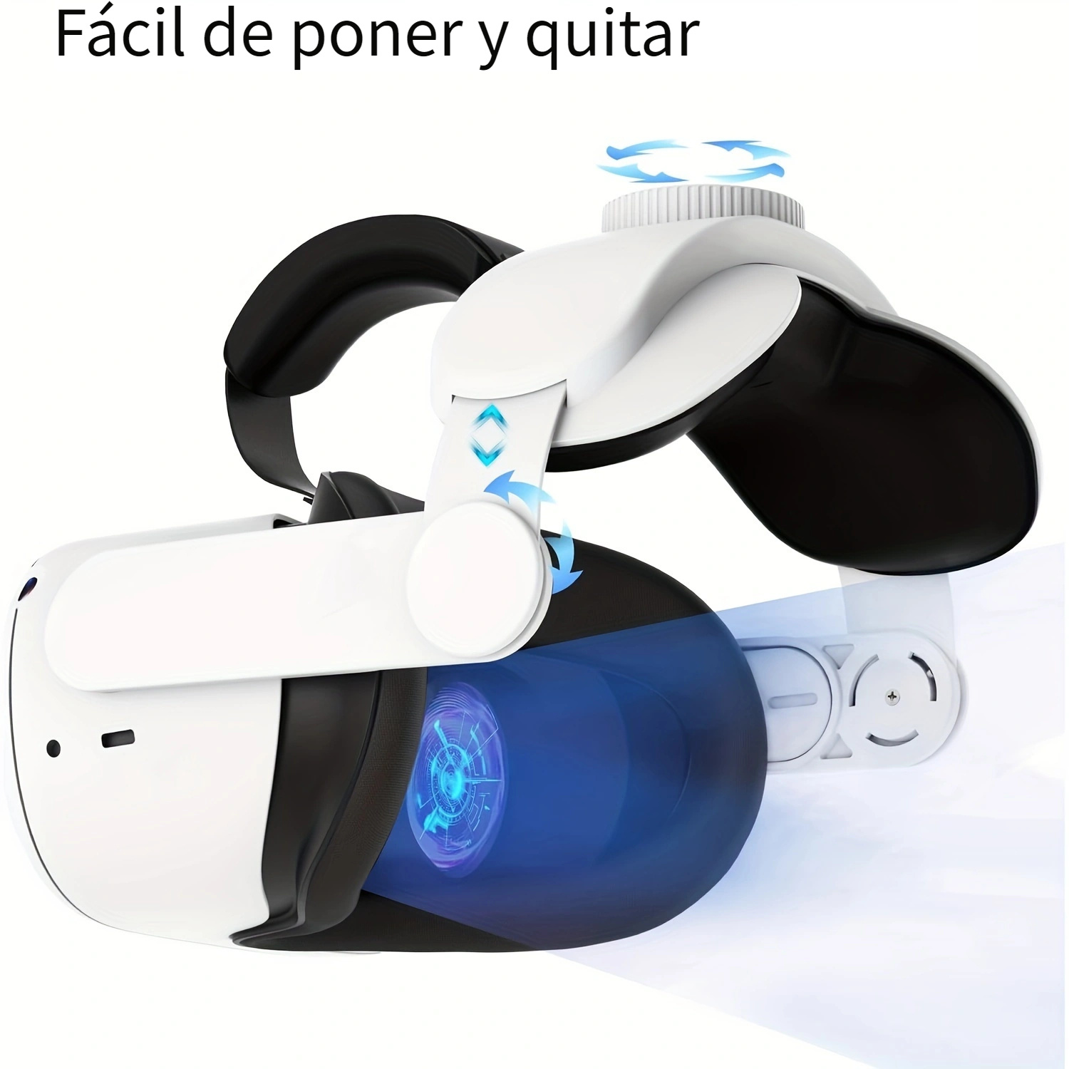  AUBIKA Correa de cabeza para Meta/Oculus Quest 2, repuesto para  correa Elite, soporte mejorado y comodidad en realidad virtual : Videojuegos