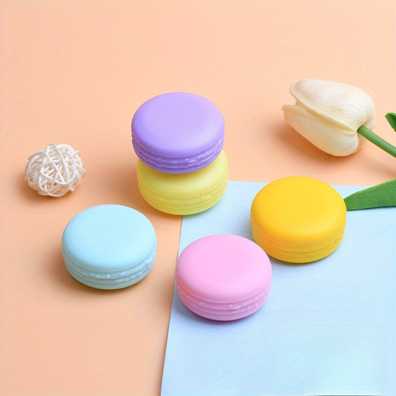 

5pcs 10ml Macaron Travel Jars For Creams, Travel Size Containers For Toiletries Cream Jars Refillable Leak-proof Travel Accessories With Lid For Lotion Cosmetic Makeup Body Cream