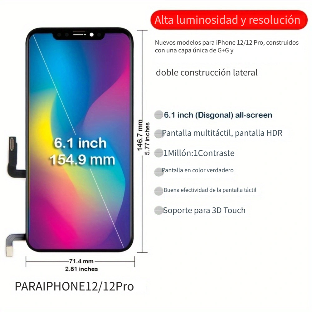 1pc Iphone 7/8 Se2020 Reemplazo Pantalla Lcd Kit - Temu Mexico