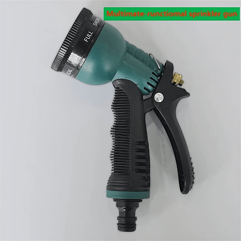 

1pc, 8 Functions Garden Water Gun, High Pressure Car Wash Water Gun, Multifunctional Shower Head, Plastic Shower Gun, Plant Can