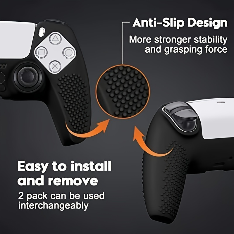 Adecuado para la versión digital / disco de PS5 Panel de carcasa de piel de  host Controlador de cubierta de carcasa resistente a los arañazos Panel de  reemplazo de tira de recorte