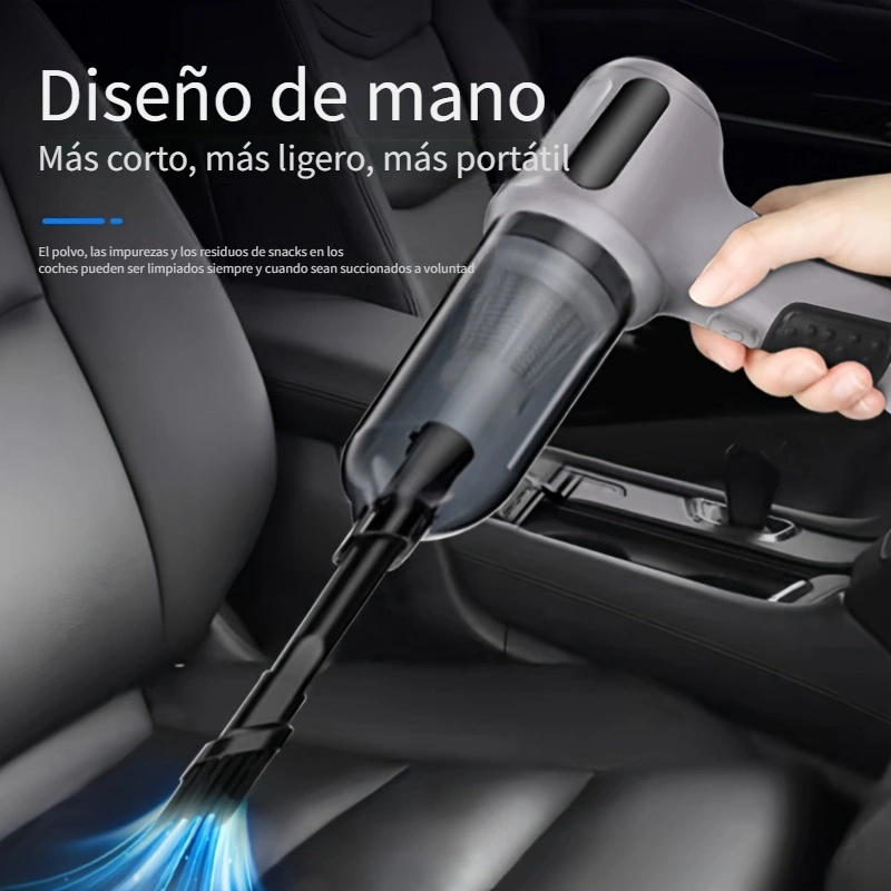  DREOW Hogar Coche Recargable Portátil Portátil Pequeño Aspirador  Portátil Aspirador Portátil para Coche Aspirador de mano Aspirador de Coche Aspirador  Portátil de Mano Aspiradora de Coche Aspiradora de Coche ( 