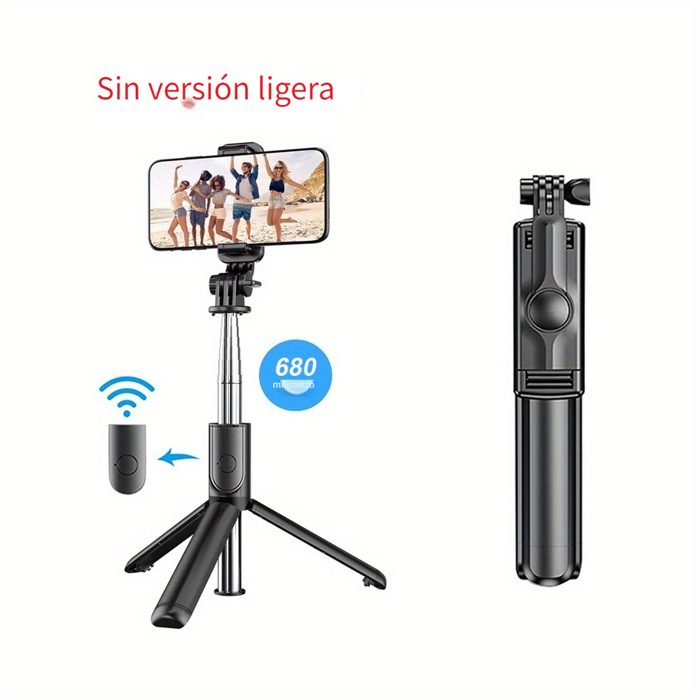 COMBO tripode ajustable para camaras y celulares mas aro selfie 3 niveles  de luz recargable