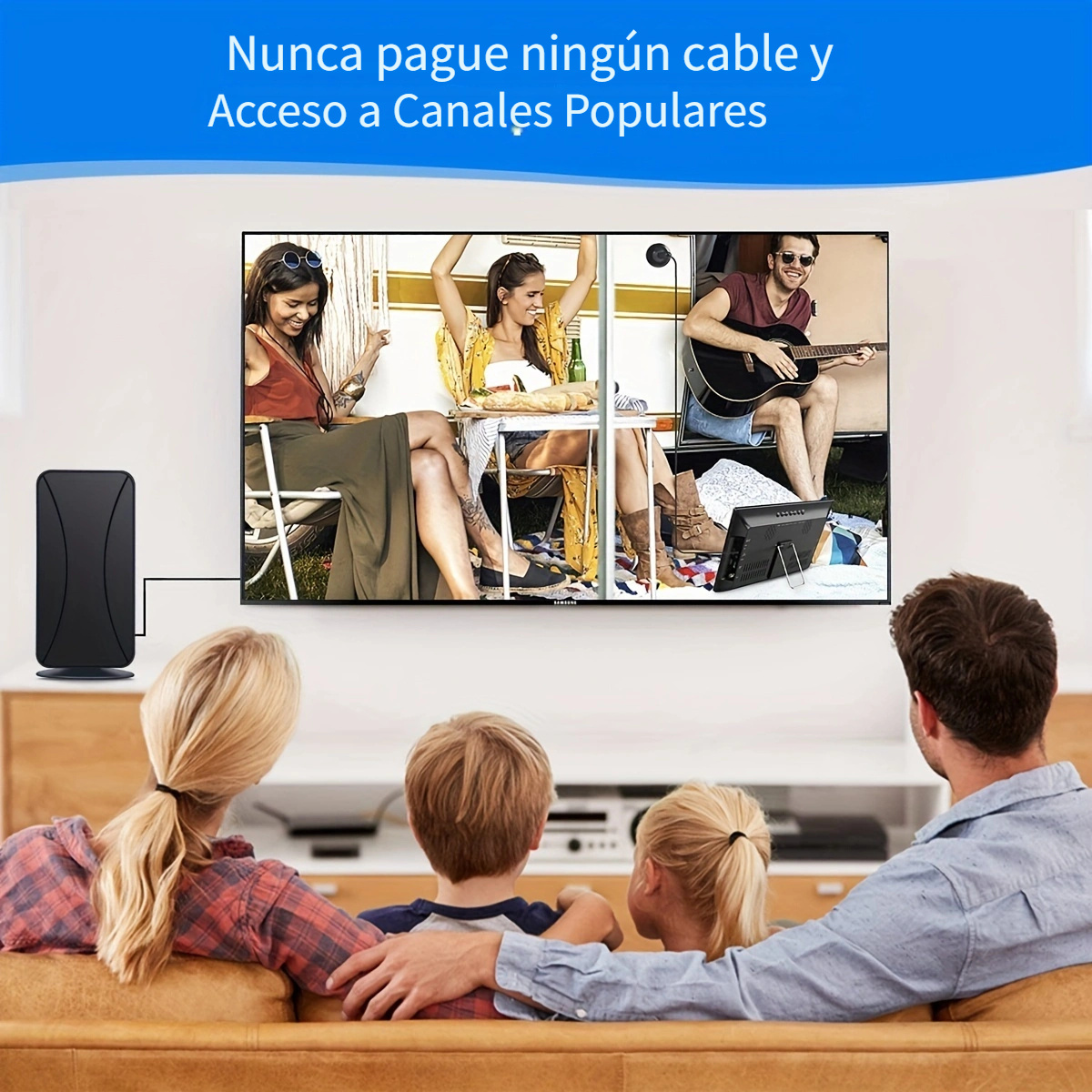 Antena De TV Interior Y Exterior Antena HDTV DVB T2 Antena - Temu Chile