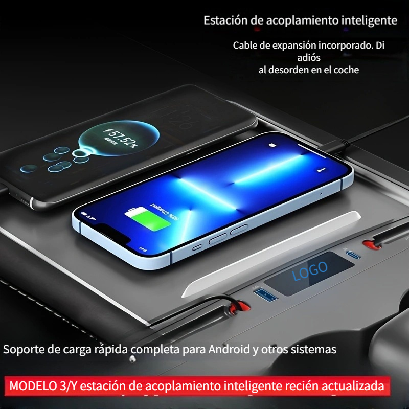 Cargador Coche 8a Multifuncional 4 Puertos Iphone - Temu Chile